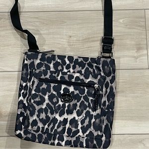 Coach leopard print cross body